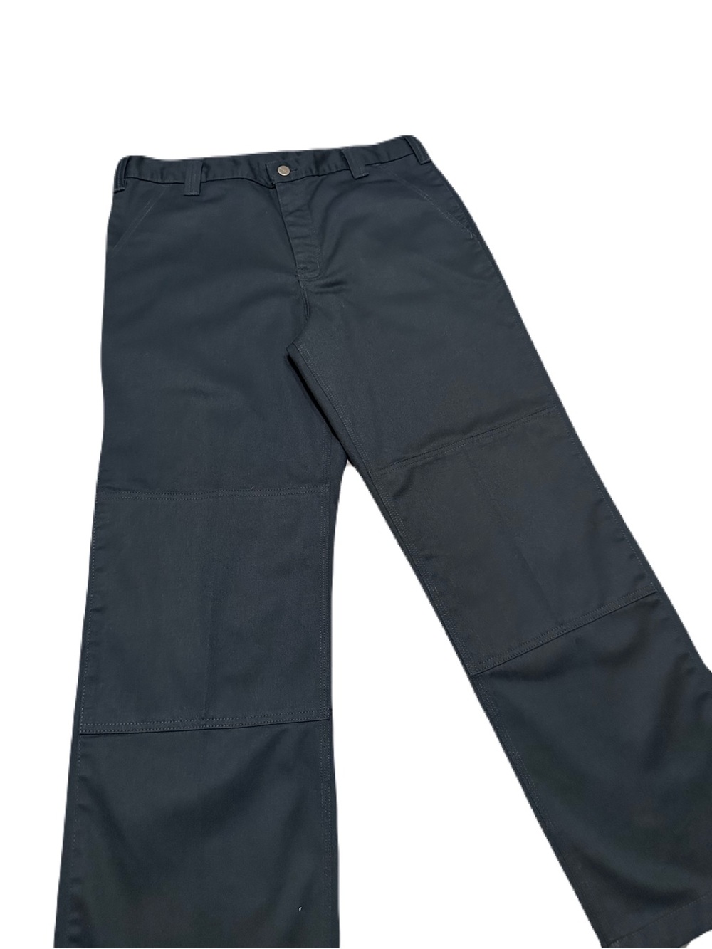 Carhartt Double Knee Twill Pants Size 34x29.5 Black Work Wear